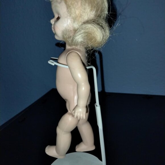 Ginny Doll, 1950s Straight Leg Walker, Stamped on Back - Picture 13 of 13